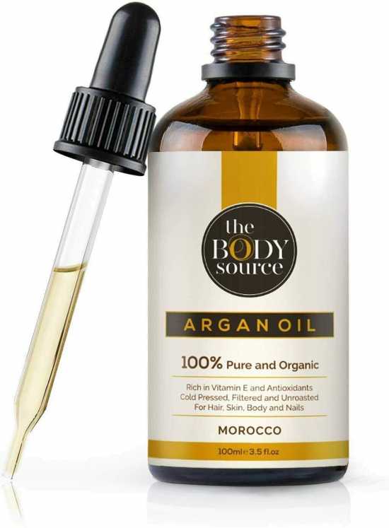 2x Argan Oil - 100% Pure and Organic - Cold Pressed, Extra Virgin and Bottled in