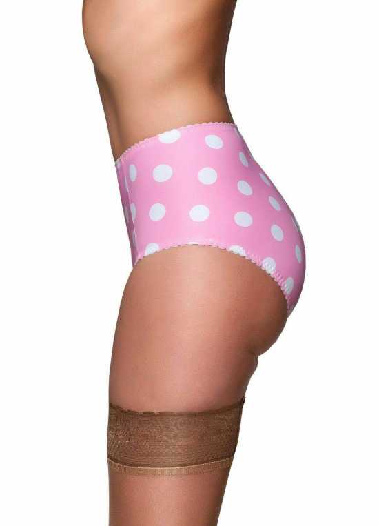 Nancies Lingerie 'Ladybird' Retro Style Polka Dot Lycra Comfort Briefs (NLdbsk)