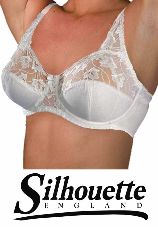 Silhouette Lingerie ‘Cascade Collection’ White Full Cup Underwired Bra UK...