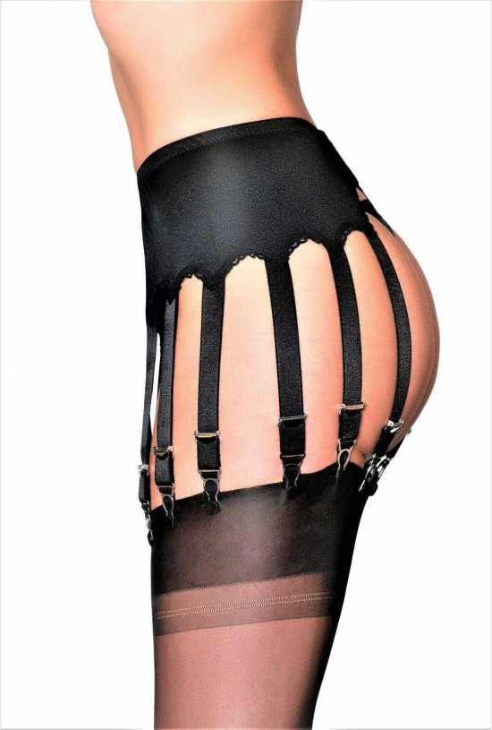 Nancies Lingerie Lycra 14 Strap Suspender / Garter Belt for Stockings (NL70)